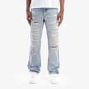 VOYAGE STUDIO ‘Stone On Repair’ Full Rhinestone Straight Fit Denim (LSB) 53P10 - FRESH N FITTED