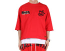 Kleep 'Asen' Premium Cropped T-Shirt (Red) KT-1840S - FRESH N FITTED