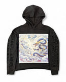 Black Pike Kids 'Dragon' Cropped Hoodie (Black) FB2543K - FRESH N FITTED