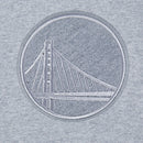 Pro Standard Golden State Warriors Reverse French Terry Fleece Hoodie (Dark Heather Grey) BGW5515877 - FRESH N FITTED