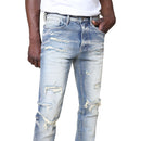 Smoke Rise Vintage Washed Denim (Fennel Blue) JP23733 - FRESH N FITTED
