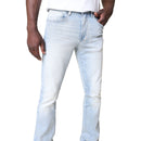 Smoke Rise Vintage Wash Clean Stack Flare Denim (Santorini Blue) JP25620 - FRESH N FITTED