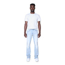 Smoke Rise Vintage Wash Clean Stack Flare Denim (Santorini Blue) JP25620 - FRESH N FITTED