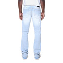 Smoke Rise Vintage Wash Clean Stack Flare Denim (Santorini Blue) JP25620 - FRESH N FITTED