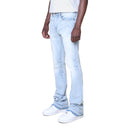 Smoke Rise Vintage Wash Clean Stack Flare Denim (Santorini Blue) JP25620 - FRESH N FITTED