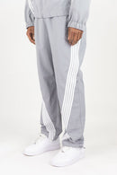 Rebel Minds 'Bent Stripes' Nylon Sweatpants (Grey) 100-490 - FRESH N FITTED