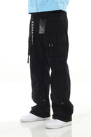 Stylo black buckled baggy cargo denim black VTR-3 side view