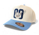 MUKA 00 Dove snapback hat white sky blue S4520