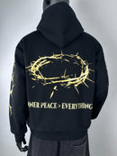 Inner Peace ‘IP Over Everything’ Pullover Hoodie (Black) - FRESH N FITTED