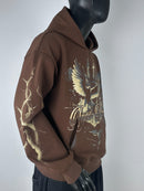 Inner Peace ‘IP Over Everything’ Pullover Hoodie (Brown) - FRESH N FITTED
