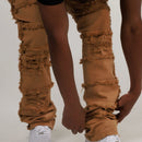 FWRD 'Static Layer' Stacked Denim (Khaki) – FW-330044 - FRESH N FITTED