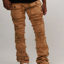 FWRD 'Static Layer' Stacked Denim (Khaki) – FW-330044