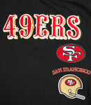 Pro Standard San Francisco 49ers 'Striped Retro Classic' T-Shirt (Black) FS4143593 - FRESH N FITTED
