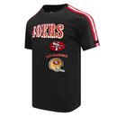 Pro Standard San Francisco 49ers 'Striped Retro Classic' T-Shirt (Black) FS4143593 - FRESH N FITTED