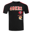 Pro Standard San Francisco 49ers 'Striped Retro Classic' T-Shirt (Black) FS4143593 - FRESH N FITTED