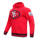 Pro Standard San Francisco 49ers 'Retro Classics' Hoodie FS4543591 (Red) - FRESH N FITTED