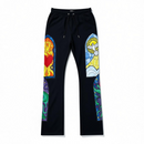 Black Pike 'Stained Glass' Stacked Sweatpants (Black) FB2534S - FRESH N FITTED