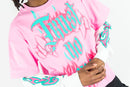 Rebel Minds 'Trust No One' L/S T-Shirt (Pink) 152-213 - FRESH N FITTED