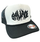 MUKA 'Savage' Trucker Hat (White/Black) T5468 - FRESH N FITTED