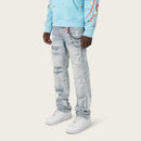 Smoke Rise 'Racing Jean' Straight Denim (Romero Blue) JP26S428 - FRESH N FITTED