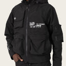 Smoke Rise 'Racing Utility' Windbreaker Jacket (Black) WW26S482 - FRESH N FITTED