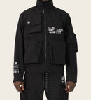 Smoke Rise 'Racing Utility' Windbreaker Jacket (Black) WW26S482 - FRESH N FITTED