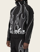 Smoke Rise 'Racing Gear Shift' Windbreaker Jacket (Black) WW26S486 - FRESH N FITTED