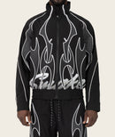 Smoke Rise 'Racing Gear Shift' Windbreaker Jacket (Black) WW26S486 - FRESH N FITTED