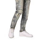 Smoke Rise 'Gradation Effect' Denim (Kelly Blue) JP25512 - FRESH N FITTED