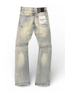 Smoke Rise 'All Rhinestone' Stacked Flare Denim (Anges Blue) JP25536 - FRESH N FITTED