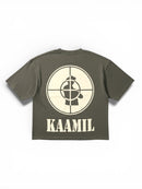 KML 'PUBLIC ENEMY' Boxy Vintage Wash T-Shirt (Deep Sage) - FRESH N FITTED