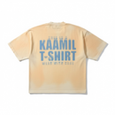 KML 'BLURRED' Boxy Vintage Wash T-Shirt (Sand) - FRESH N FITTED