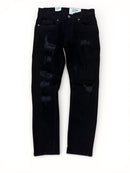 Evolution 'Slim Straight Denim' (Jet Black) EV-330299 - FRESH N FITTED