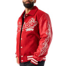 Jordan Craig 'Paradise' Varsity Jacket (Red) 91632 - FRESH N FITTED