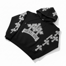 FWRD 'Crystalized Templar' Fleece Pullover Hoodie (Blk/White) FW-10642 - FRESH N FITTED
