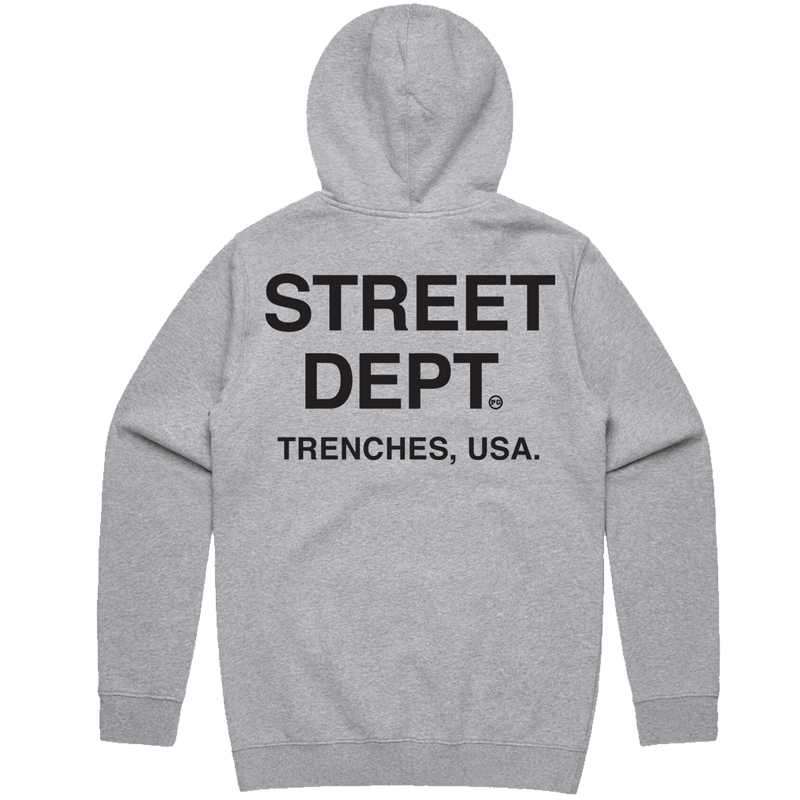 PG Apparel 'Street Dept' Hoodie (Gray) STDPT400