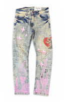 FWRD 'Dreams' Slim Straight Denim In Lt.Tint