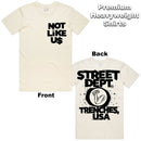 PG Apparel 'Not Like Us' T-Shirt (Cream) NOT100 - FRESH N FITTED