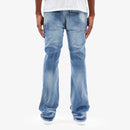 Copper Rivet 'Cross Hatch' Flare Denim (DSB) 533017 - FRESH N FITTED