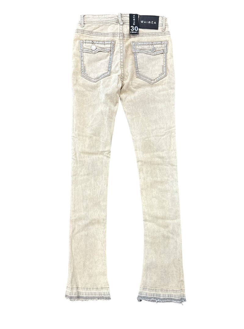 Waimea 'Ripple' Stacked Denim (Sand Wash) M5800DA