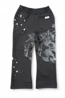 Highly Undrtd Kids 'Divine' Stacked Joggers (Black) UF5203K - FRESH N FITTED