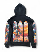 Black Pike 'Legends' Tapestry Hoodie (Black) FB2536S - FRESH N FITTED