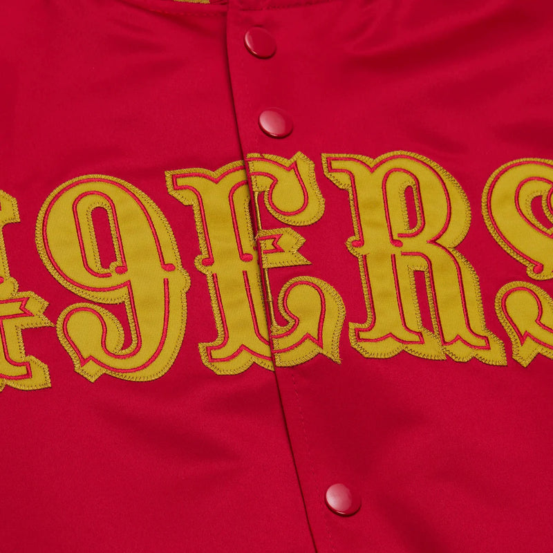 Mitchell & Ness San Francisco 49ers Lightweight Satin Jacket (Red) SJKT6296