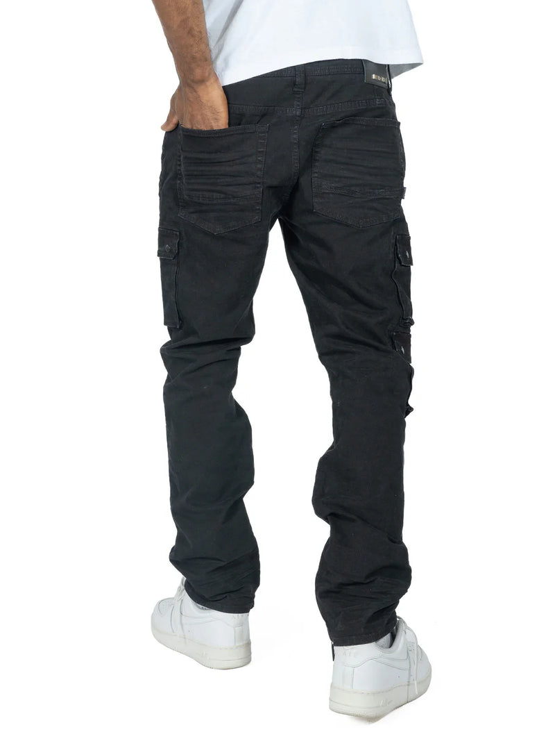 Makobi 'Berteli' Cargo Pants (Black) M1737