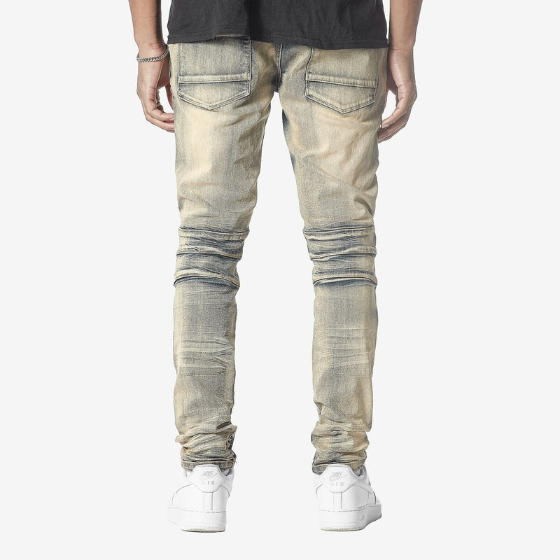 Copper Rivet Side Pocket Denim Pants (Dirt Tint) 933208 - FRESH N FITTED