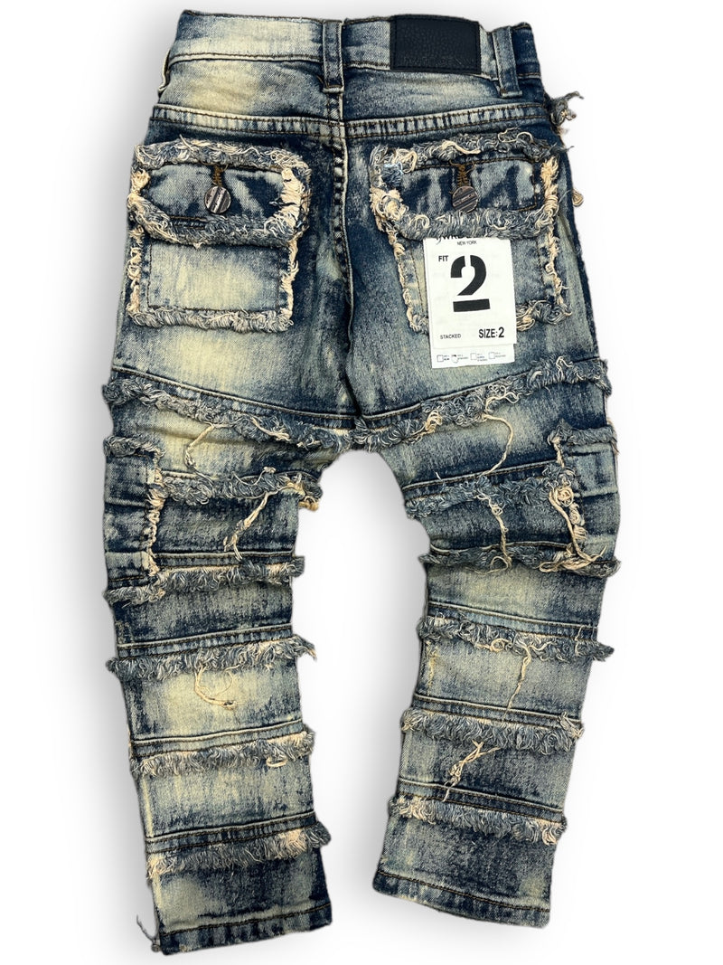 FWRD Kids 'Cargo' Stacked Denim (LT.Tint) FW-33958k