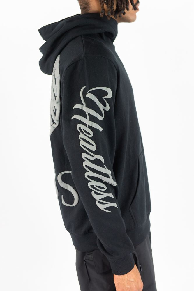 Rebel Minds 'Heartless' Hoodie (Black) 152-321 - FRESH N FITTED