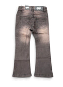 NOBLE Kids 'Studded' Premium Flared Denim in Taupe