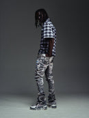 Guapi 'Obsidian' Plaid Shirt in Black