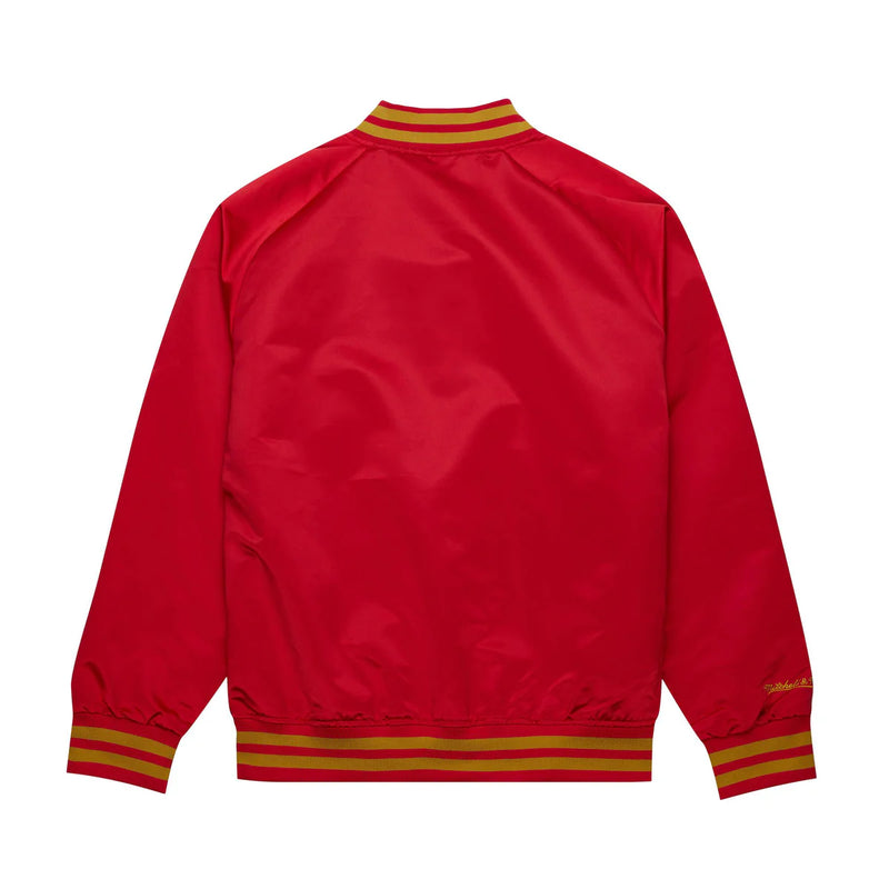 Mitchell & Ness San Francisco 49ers Lightweight Satin Jacket (Red) SJKT6296